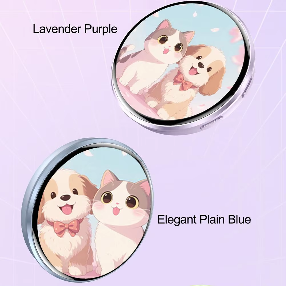 anime e badge display pin dynamic electronic badge anime merchandise digital display badge dynamic gift for otaku fans friends