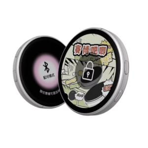 anime e badge display pin dynamic electronic badge anime merchandise digital display badge dynamic gift for otaku fans friends