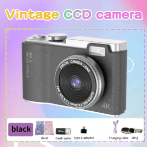 New Arrivals 4k ccd digital camera 48mp compact photography camera with 180° flip screen for students and beginners