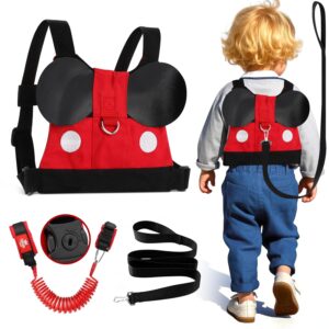 toddler walking safety harness with leash mickey design