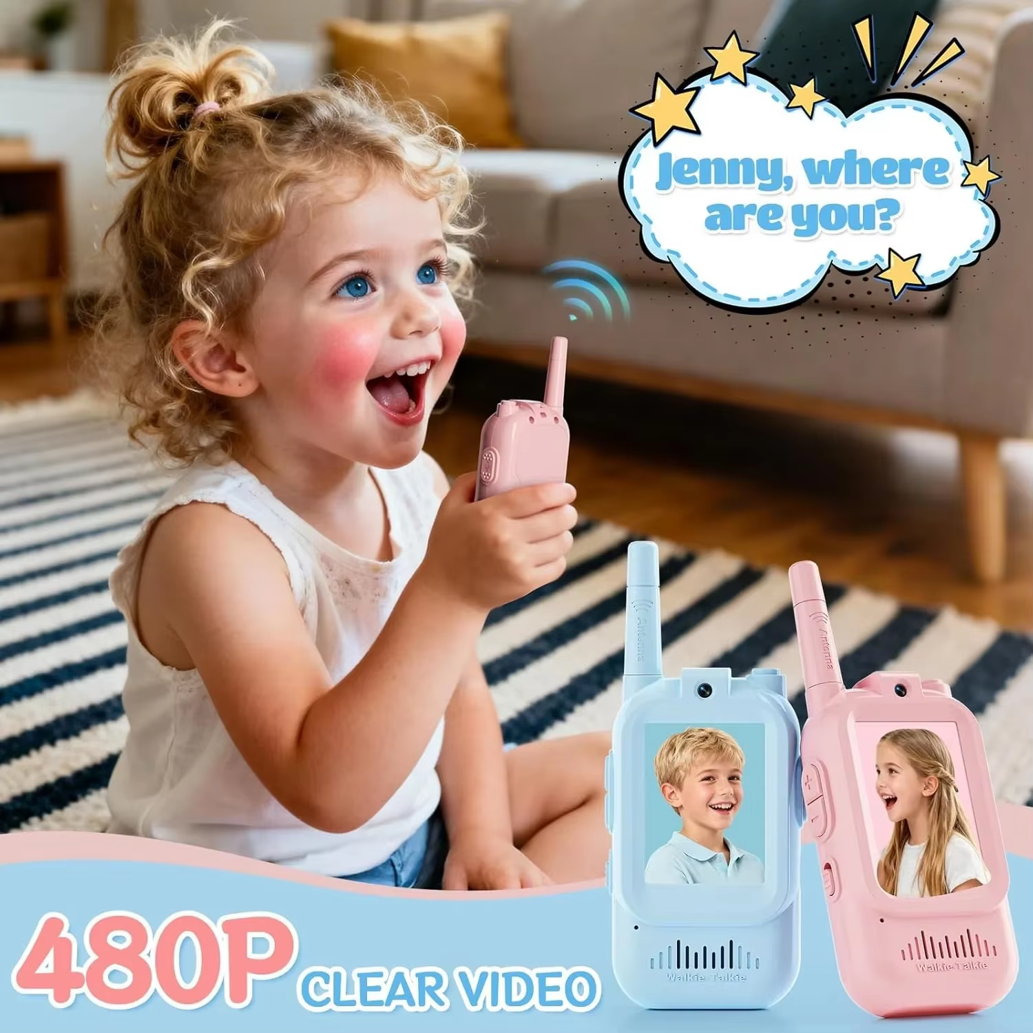 2pcs video walkie talkies for kids rechargeable toddler toys for indoor camping travel birthday gfits for kids ages 3 12 2pcs video walkie talkies for kids rechargeable toddler toys for indoor camping travel birthday gfits for kids ages 3 12