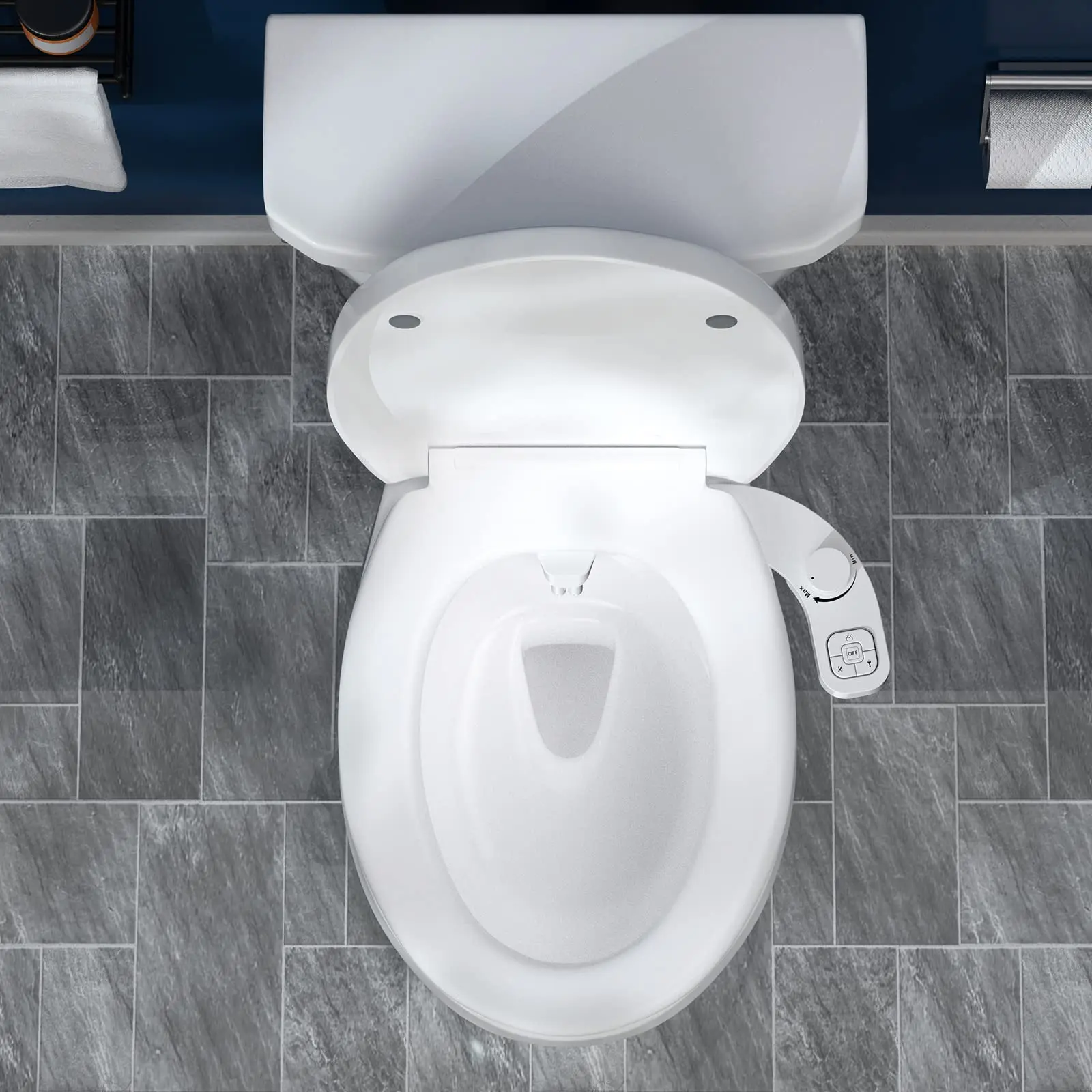 non electric left hand bidet with self cleaning dual nozzle for frontal and rear wash fresh water bidet non electric left hand bidet with self cleaning dual nozzle for frontal and rear wash fresh water bidet
