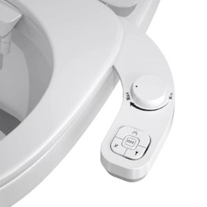 New Arrivals non electric left hand bidet with self cleaning dual nozzle for frontal and rear wash fresh water bidet